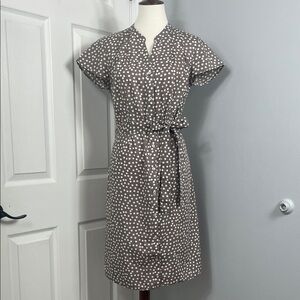 Boden Polka Dot Shirtdress